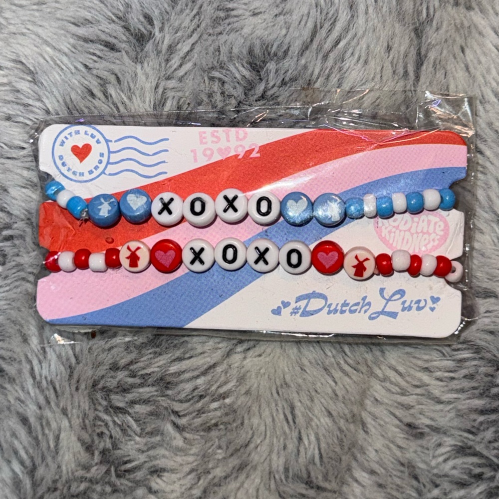 Dutch Bros "Dutch Luv" XOXO friendship bracelets